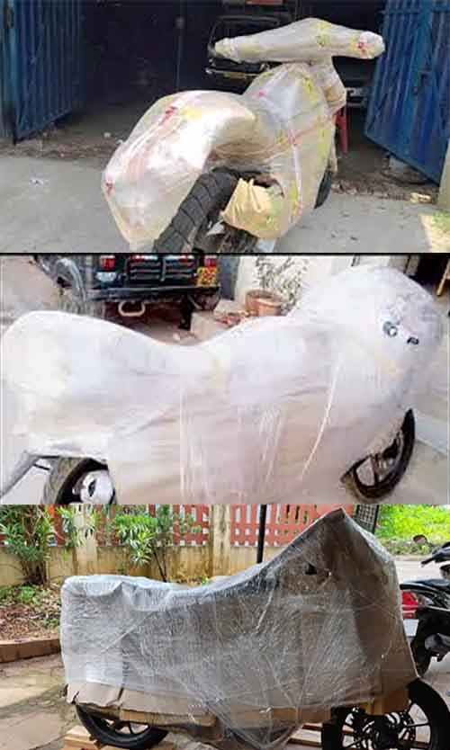 two wheeler parcel all India