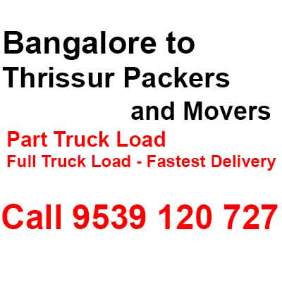 bangalore to thrissur packers